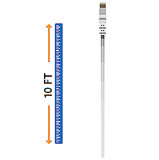 WICD0910GY, CABLE, CONCEPTS, 10FT, CAT, 6, PATCH, CABLE, GRAY