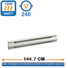OFM1250BL, OUELLET, CANADA, BASEBOARD, HEATER, 1250W, 240V, WHITE, 1447MM