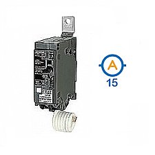 1 POLE 15 AMP BOLT ON GFI CIRCUIT BREAKER