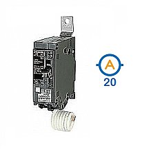 1 POLE 20 AMP BOLT ON GFI CIRCUIT BREAKER