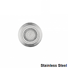 2022-27SS, WAC, LIGHTING, 2", INGROUND, WITH, HEX, LOUVER, 27K, 12V, SS