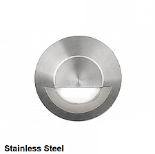 2041-27SS, WAC, LIGHTING, LED, 2", INGROUND, CIRCLE, STEP, LIGHT, 27K, 12V, SS