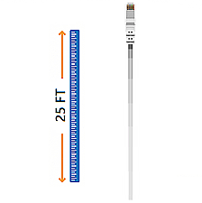 WICD0925WH, CABLE, CONCEPTS, 25FT, CAT, 6, PATCH, CABLE, WHITE