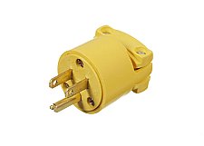 45411, VISTA, ELECTRICAL, PRODUCTS, 15, AMP, 125, VOLT, MALE, CORD, END, YELLOW