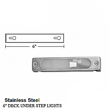 DUS060-SS, SOLLOS, DECK, UNDER-STEP, LIGHTS, STAINLESS, STEEL