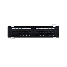 FHCD0320, 12-PORT, CAT5E, PATCH, PANEL, WITH, MOUNTING, BRACKET