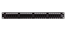 FHCD0325, 24-PORT, CAT, 6, PATCH, PANEL, WITH, MOUNTING, BRACKET