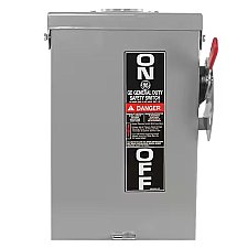 2 POLE 100 AMP 240V NEMA 3R GENERAL DUTY FUSED DISCONNECT 1PH