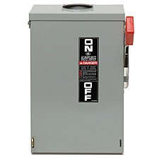 2 POLE 100 AMP 240V NEMA 3R HEAVY DUTY FUSED DISCONNECT 1PH