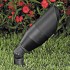 GR2250-B-NL, VISTA, PRO, SPOT, LIGHT, ANGLED, CAP, -MR16, 50W, MAX-, BLACK