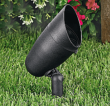 GR3260-B-NL, VISTA, PRO, MEDIUM, FLOOD, UPLIGHT, 12V, ANGLED, CAP, BLACK