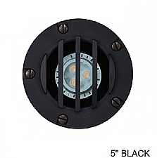 IGG049-CB, SOLLOS, INGROUND, FIXTURE, WITH, ROCK, GUARD, BLACK