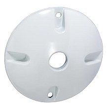 28012, VISTA, 1/2", 1, HOLE, ROUND, WEATHERPROOF, COVER, WHITE
