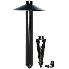 SV-0-BLK, AXITE, LIGHTING, SAVILLE, LARGE, TOP, PATH, LIGHT, 12V, BI-PIN, G4, BK