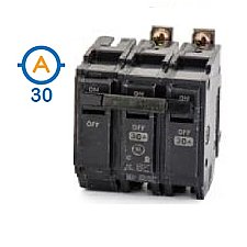 2 POLE 30 AMP BOLT ON FACTORY SHUNTED CIRCUIT BREAKER