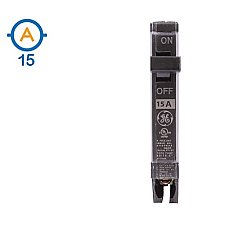 1 POLE 15 AMP PUSH ON CIRCUIT BREAKER
