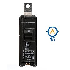 1 POLE 15 AMP BOLT ON CIRCUIT BREAKER