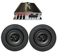 AMCD0200/SPCD0080, 4CHNL, BLUETOOTH, AMP, 4X30W, +, 8IN-CEILING, SPEAKERS