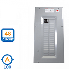 SEQ24100SM, SIEMENS, CANADA, 100A, MAIN, BREAKER, 24/48CCT, PANEL,, GREY