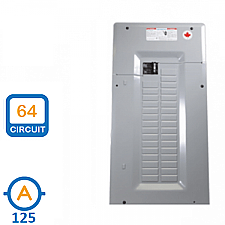 SEQ32125, SIEMENS, CANADA, 125A, MAIN, BREAKER, 32/64CCT, PANEL,, GREY