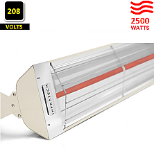 W-2528-SS-AL, INFRATECH, ALMOND, W-, SINGLE, ELEMENT, HEATER, 2500, WATTS, 208V