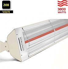 W-3028-SS-AL, INFRATECH, ALMOND, W-, SINGLE, ELEMENT, HEATER, 3000, WATTS, 208V