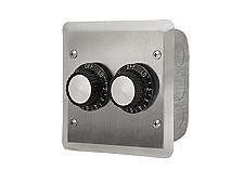 14-4205, INFRATECH, DUAL, SS, WALL, PLATE, W/, DEEP, GANG, BOX