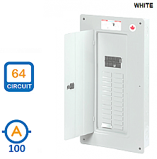 SEQ32100SMDW, SIEMENS, , 100A, MAIN, BREAKER, 32/64CCT, PANEL, W/, COVER, WHITE