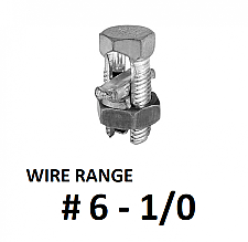 SWA7, TECHSPAN, SPLIT, BOLT, 6, SOL, -, 1/0, STR