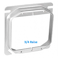 52C18, VISTA, 4, X, 4, SQUARE, 3/4, RAISED, MUD, ELECTRICAL, RING