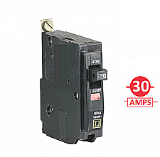QOB130, SQUARE, D, 1, POLE, 30, AMP, BOLT, ON, BREAKER