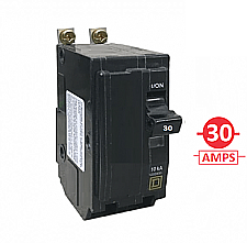 QOB230, SQUARE, D, 2, POLE, 30, AMP, BOLT, ON, BREAKER