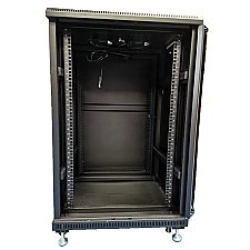 CMCD0027, 27U, /, 51.18", AUDIO, VIDEO, RACK, C/W, 4, SHELVES, INCLUDES, 2, FANS