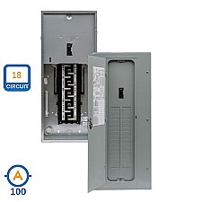 TMC18410C, GE/ABB, 100A, MAIN, BREAKER, 3PH, 18-CCT, GE, PANEL, 120/208VOLT