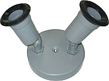 WPLH2150DB, GLOBAL, PAR38, TWIN, LAMPHOLDER, W/, GASKET, GREY