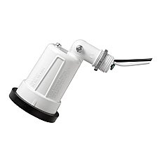 WPLH1150WH, GLOBAL, PAR38, LAMPHOLDER, WITH, GASKET, WHITE