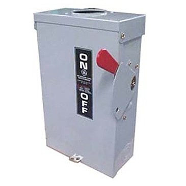 TG4324R, GE/ABB, 3, POLE, 200A, 240V, NEMA, 3R, FUSIBLE, DISCONNECT