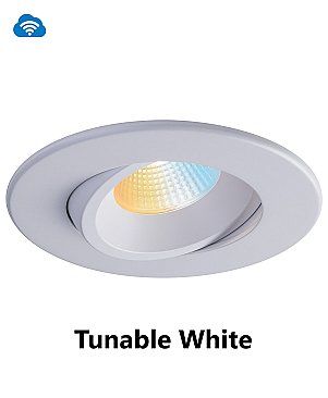 RA4-12RG-WZ-90WH, LITELINE, ONCLOUD, 4", GIMBAL, TUNABLE, WHITE