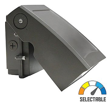 65-678, SATCO/NUVO, 40W, ADJUSTABLE, WALLPACK, 3/4/5K, 120/277V, BRONZE