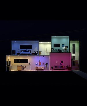 ONCLOUD 6" SLIM RGB & TUNABLE WHITE, WIFI, WHITE/BLACK