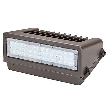 120 WATT 14660 LUMENS CUT-OFF WALLPACK 4K BRONZE 120/277V (9445)