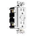 YGB-094-WH, 15, AMP, GFI, DUPLEX, TR, RECEPTACLE, WHITE