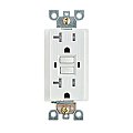 YGB-095-WH, 20, AMP, GFI, DUPLEX, TR, RECEPTACLE, WHITE