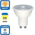 S9383, SATCO/NUVO, 6.5W, GU10, FLOOD, LAMP, 3K, 120V