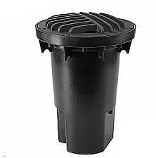 1102-B, VISTA, PRO, LIGHTING, INGROUND, UPLIGHT, BLACK, C/W, GRATE