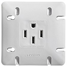1279-S50, LEVITON, LEVITON, RANGE, 50A, 125/250V, RECPT