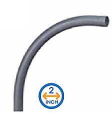 90B2X24, ROYAL, 2", X, 90, X, 24", RADIUS, GREY, DBII, BEND, 90B2X24