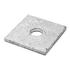 1444SW13, HYDEL, SQUARE, WASHER, 4", WITH, 13/16", HOLE