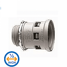 RKTA10, ROYAL, 1/2", ENT, CONNECTOR, C/W, LOCK, NUT