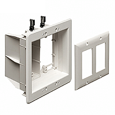 TVBU505GC, ARLINGTON, INDUSTRIES, 2 GANG, TV, BOX, 120V, OR, LOW, VOLTAGE